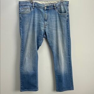 Canali Straight Leg Jeans Made In Italy Italian Size 58 US 40 Waist Luxury